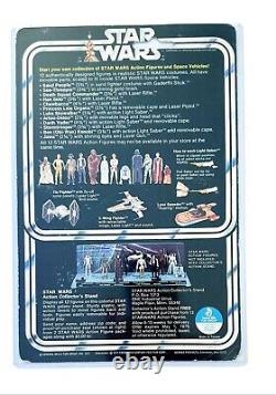 Vintage Star Wars Kenner Luke Skywalker 12 Back Card Retour