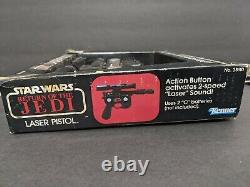 Vintage Star Wars Laser Pistol Han Solo Blaster Kenner 1983 Travaux Complets