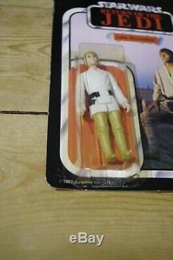 Vintage Star Wars Luke Skywalker Farmboy Palitoy Cardé