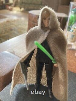 Vintage Star Wars Luke Skywalker Jedi Knight Green Light Sabre Et Blaster