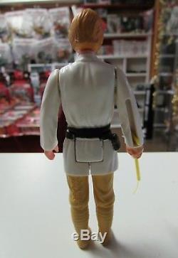 Vintage Star Wars Luke Skywalker Original Ferme Garçon Orange Cheveux Kenner 1977