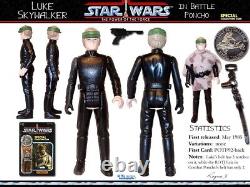Vintage Star Wars Luke Skywalker Repro Battle Poncho Et Blaster Dernier 17