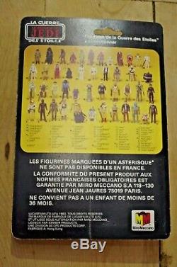 Vintage Star Wars Meccano Gde Stormtrooper Français Carte Cardée Guerre Des Etoiles