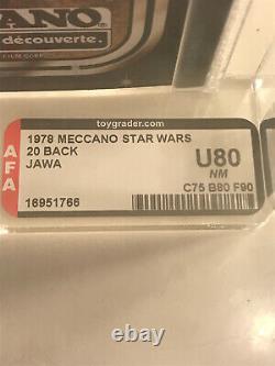 Vintage Star Wars Meccano Jawa Moc Afa Rare U80 Non Circulé! 1978 20 Retour