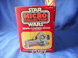 Vintage Star Wars Micro Collection Bespin Control Room 1982 Factory Sealed