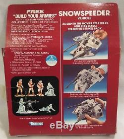 Vintage Star Wars Micro Collection Snowspeeder, Instructions, Boîte, 1982 Rare