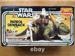 Vintage Star Wars Original Kenner 1983 Patrol Dewback Boîte De La Série Collector Seulement