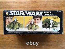 Vintage Star Wars Original Kenner 1983 Patrol Dewback Boîte De La Série Collector Seulement