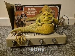 Vintage Star Wars Original Kenner Palitoy 1983 Jabba The Hutt Throne Playset
<br/>
<br/>Translation: Jouet de collection Star Wars Original Kenner Palitoy de 1983 - Le trône de Jabba le Hutt