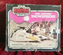 Vintage Star Wars Palitoy Snowspeeder 1980 Empire Instructions Encadrées Voir Les Détails