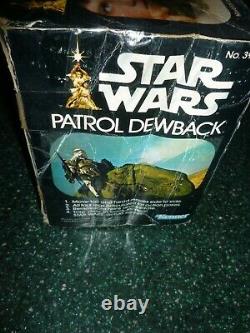 Vintage Star Wars Patrol Dewback Dans La Boîte D'origine