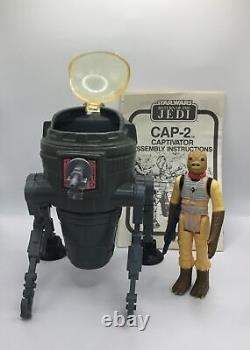 Vintage Star Wars ROTJ Cap 2 des années 1980 captive avec Bossk & instructions