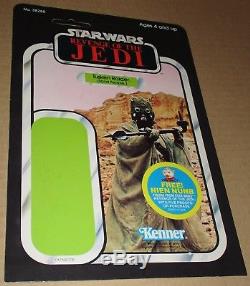 Vintage Star Wars Revanche De La Carte Jedi Tusken Raider Preuve Kenner 1983