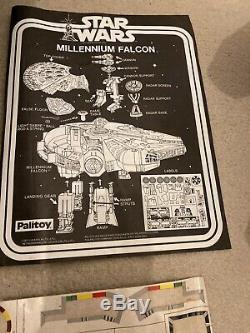 Vintage Star Wars Rotj 1979 Kenner Millenium Falcon, Travailler Électrique