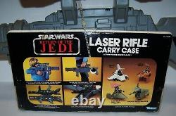 Vintage Star Wars Rotj Laser Rifle Case Avec Boîte Originale Kenner 1983 Nib
