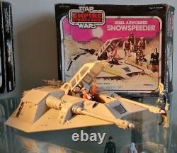 Vintage Star Wars Snowspeeder 1982 Kenner Original Boxed Luke/han Hasbro Figure