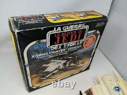 Vintage Star Wars X-wing Fighter Véhicule Avec Battle Damed Look, Boxed, Rotj