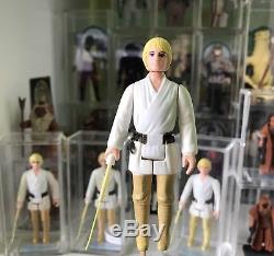 Vintage Star Wars'a 'lettré Dt Luke Skywalker Farmboy Double-télescopique