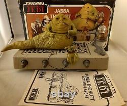 Vintage Star Wars (rotj) Jabba The Hutt, Boîte De 1983 (kenner)