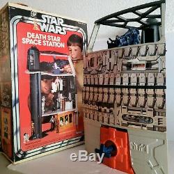 Vintage Station Spatiale 1978 Star Wars Death Star Playset Avec La Boîte Tonnes De Photos