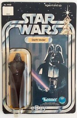 Vintage Wars Darth Vader Étoiles 12 Retour C Moc Unpunched Usine Sealed 1977 Cardée