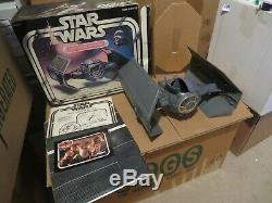 Vintage Wars Étoiles Darth Vader Tie Fighter 1978 Complete Box Insérer Unsed Autocollant