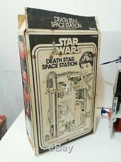 Vintage Wars Étoiles Palitoy Death Star Station Spatiale Très Rare Playset Boxed
