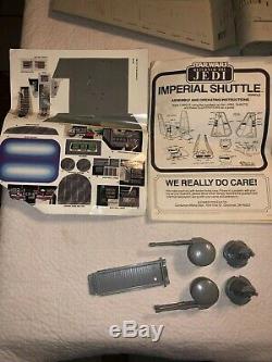 Vintage Wars Imperial Shuttle 1984 Étoiles Instructions Complètes Kenner Autocollants