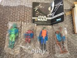 Vintage Wars Kenner Étoiles Cantina Mailer 4 Pack Snaggletooth-greedo-hammer-walrus