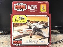 Vintage X-wing Fighter Misb De Star Wars Micro Collection Scellé Nouveau Kenib Mib