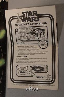 Vtg Kenner Star Wars Original 12 Figure Présentoir 1977 Rare Mail Away Nm Htf