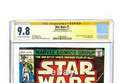 Vtg Star Wars #1 (jul 1977, Marvel) Série De Signatures De La Ccg Roy Thomas