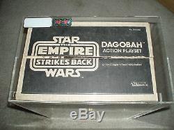 Wars Vintage 1981 Afa 75 Étoiles Yoda Dagobah Action Playset Scellés Box Misb Esb
