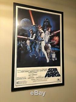 Wars Vintage Originale Star Movie Poster 1977 Ptw531 Lucasfilm Portal Encadrée